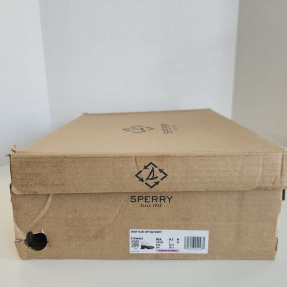 Sperry Women's Duck Float Zip Seacycled Winter Boot, Black/White, 9.5 - Picture 11 of 11